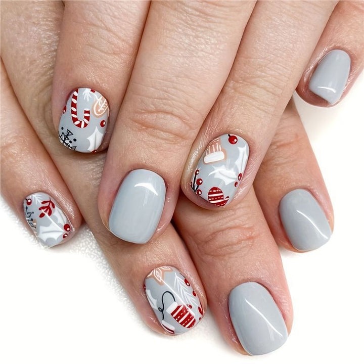 Festliche Nagelkunst-Wraps Karnz