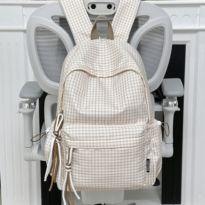 Gepunktetes Muster Casual Rucksack