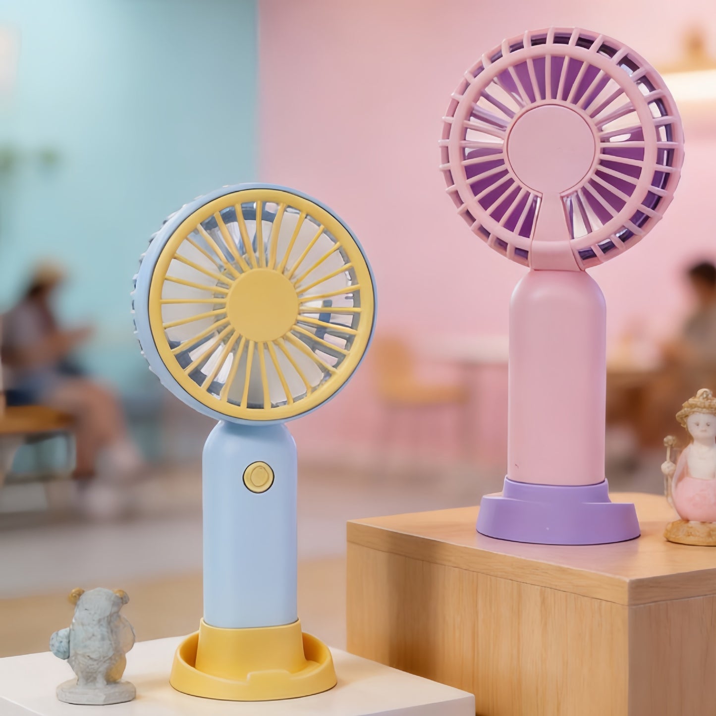 Damen Tragbarer USB Handventilator mit Flexibilität Karnz