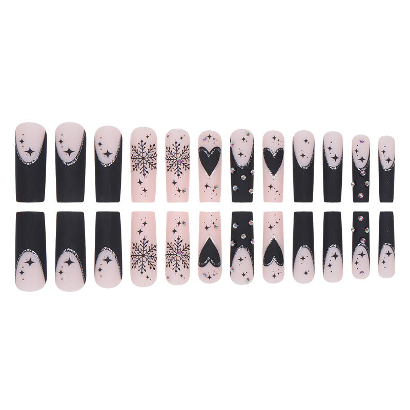 Glitzerndes Stiletto Nagelkunst Set Karnz