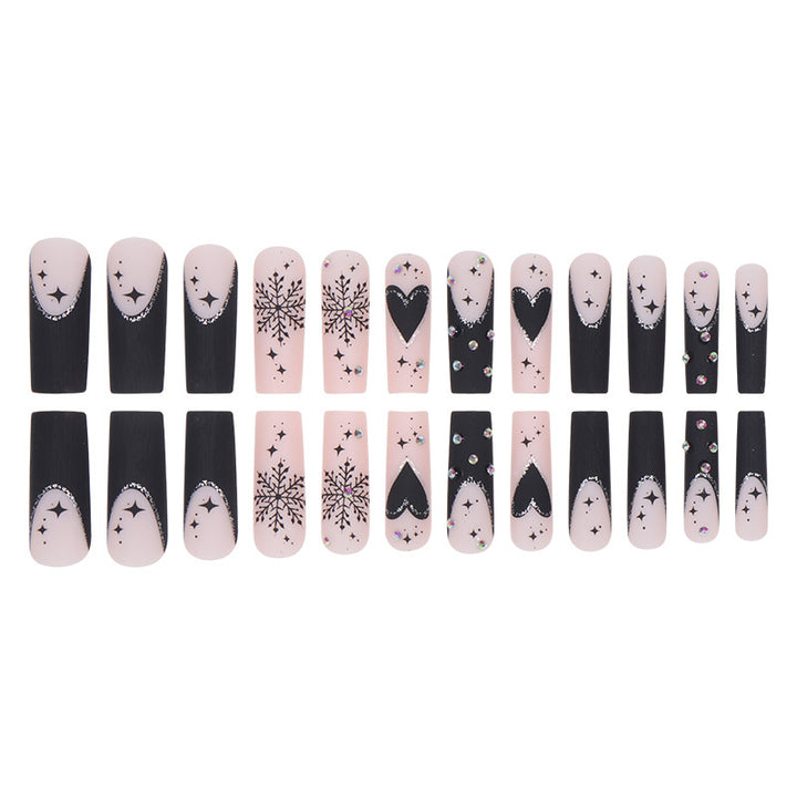 Glitzerndes Stiletto Nagelkunst Set Karnz