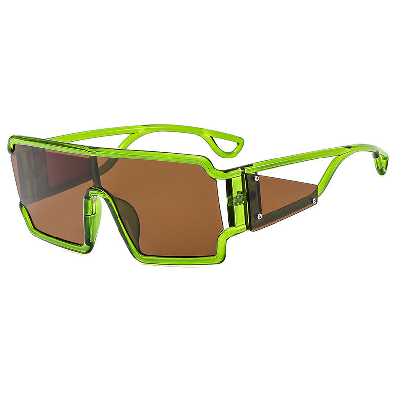 Damen modische Sportsonnenbrille mit futuristischem Design Karnz