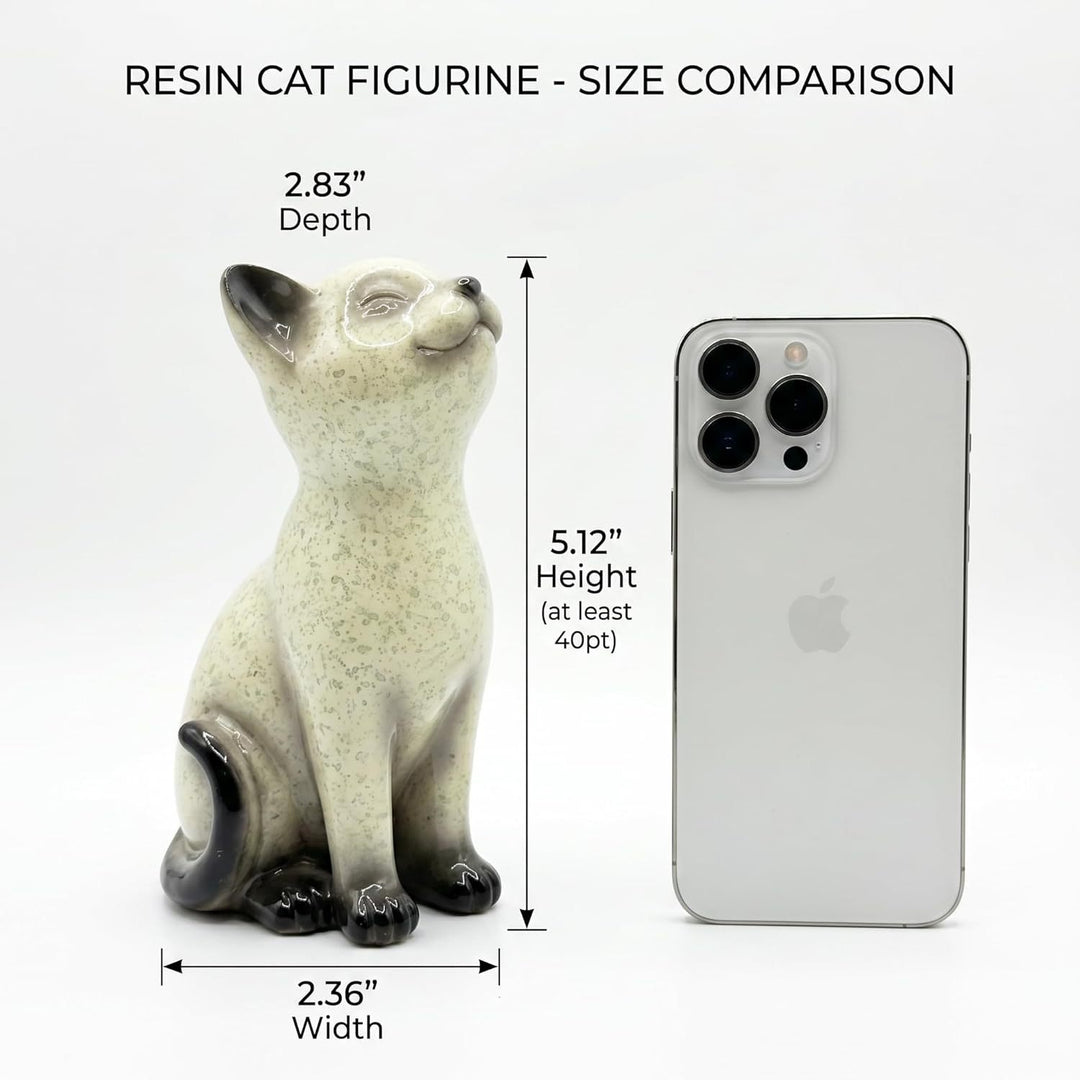 Resinstatue einer Katze Karnz