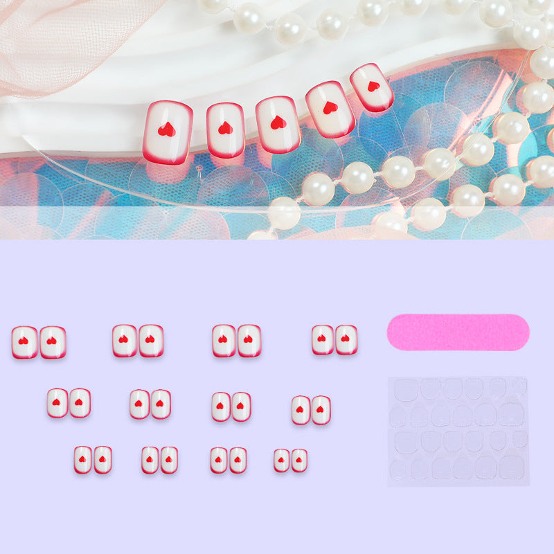 Herz Symbol Press-On Nail Set Karnz