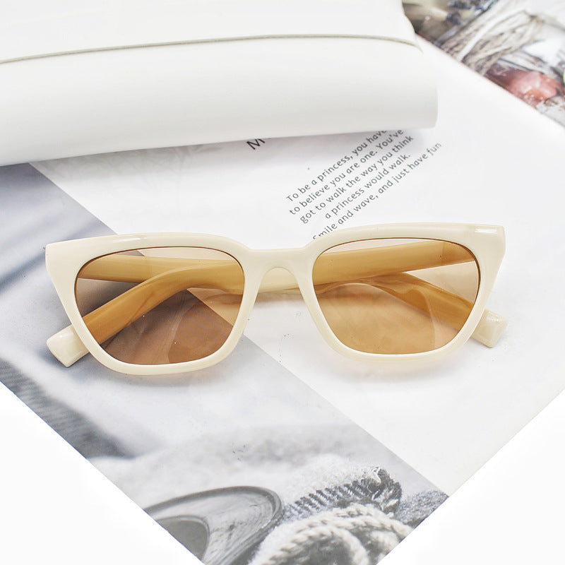 Damen geometrische Designer-Sonnenbrille im modernen Look Karnz