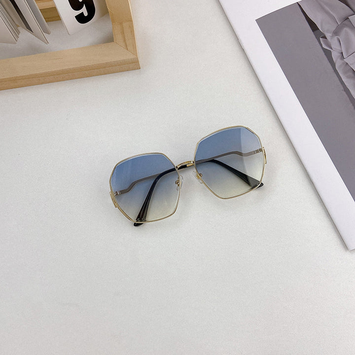 Modische Geometrische Sonnenbrille Karnz