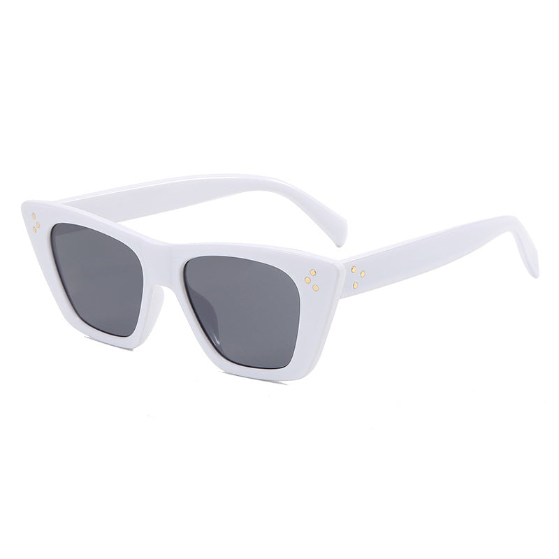 Damen modische Cat-Eye Sonnenbrille mit UV-Schutz und stilvollem Design Karnz