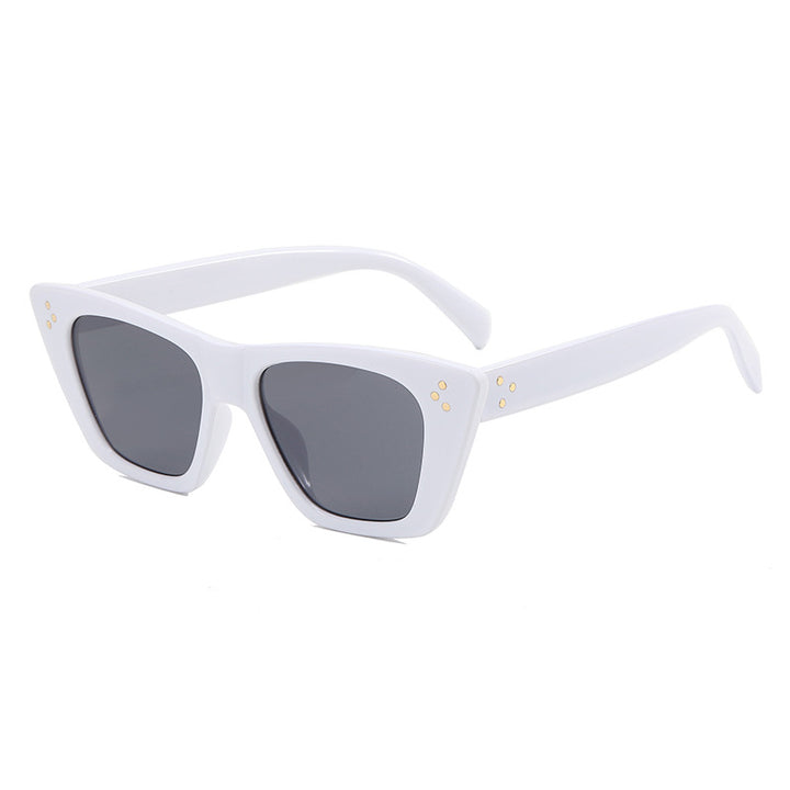 Damen modische Cat-Eye Sonnenbrille mit UV-Schutz und stilvollem Design Karnz