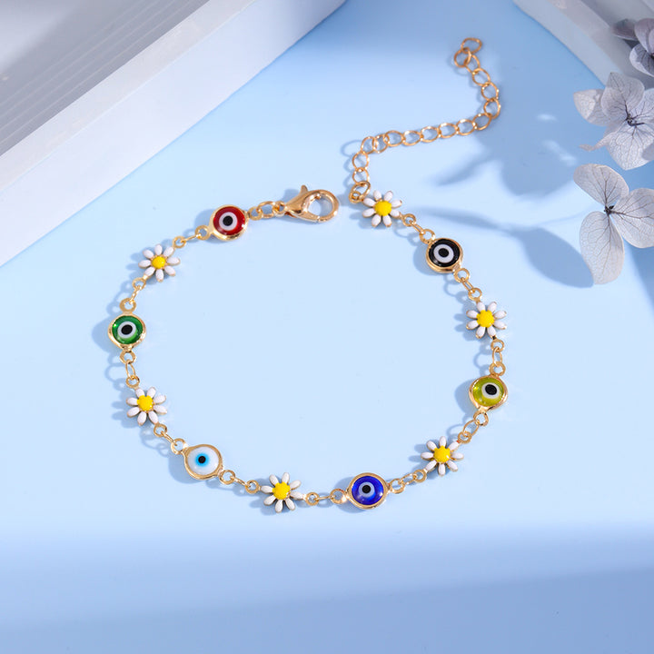 Charmante Daisy und böse Augen Armband Karnz