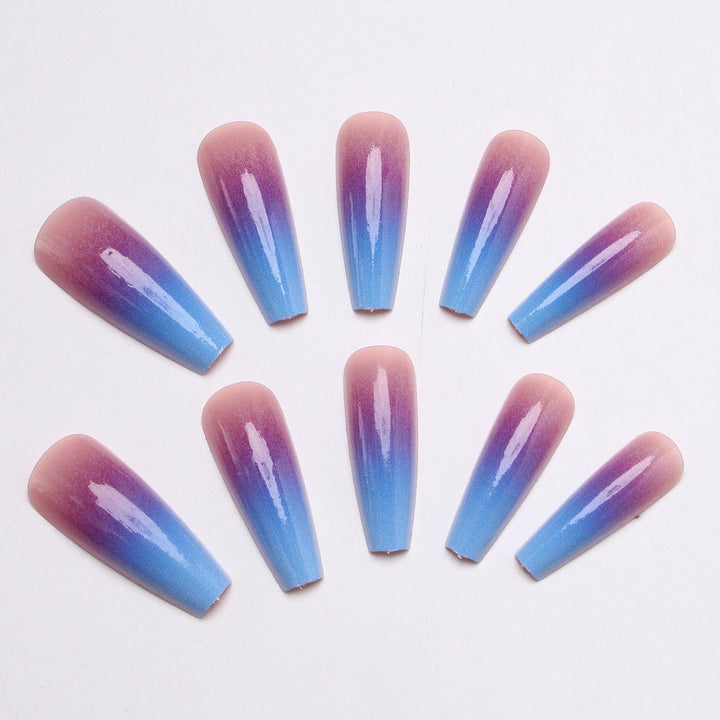 Ombre Press-On Nagelverlängerungen Karnz