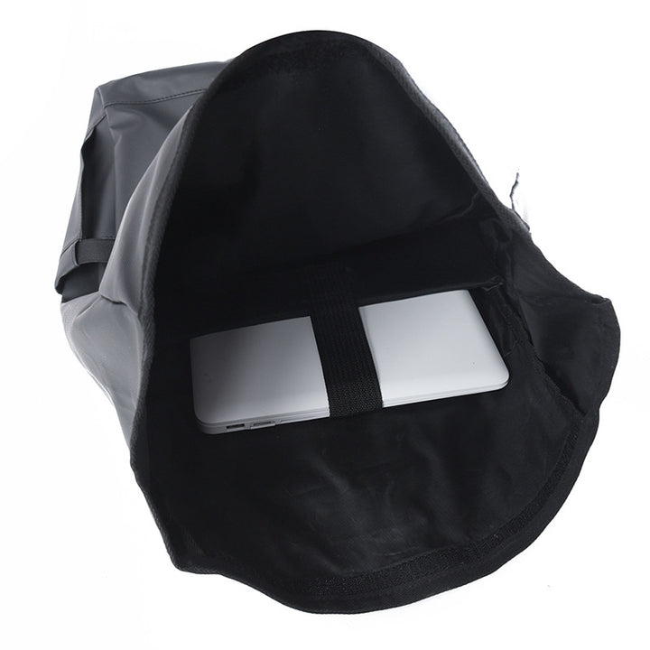 Wasserdichter strukturierter Roll-Top Rucksack Karnz