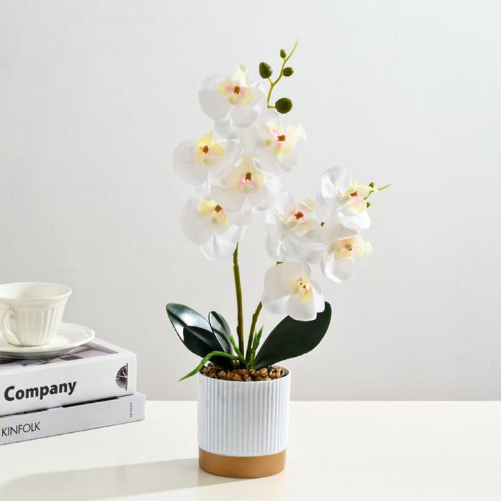 Elegante künstliche pinke Orchideenpflanze für Home Decor