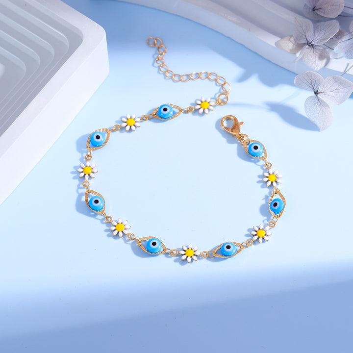 Eye Charm und Daisy Armband Karnz
