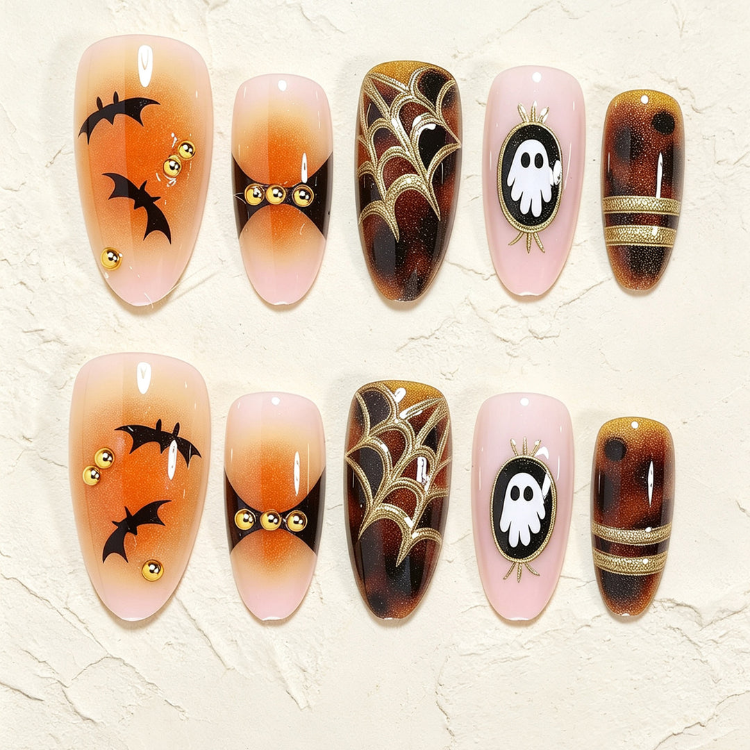Halloween Dekorative Nagelkunst Karnz