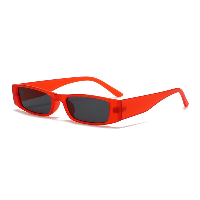 Damen moderne rechteckige Sonnenbrille mit angesagtem Design Karnz