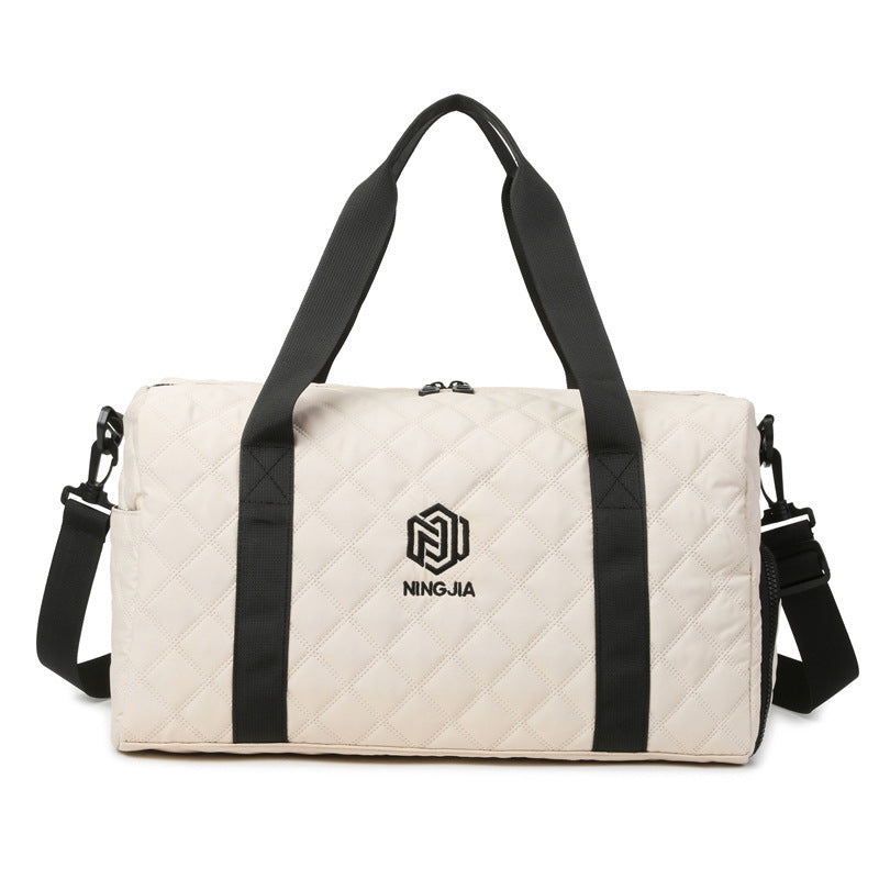 Stylische gesteppt Sport-Duffel-Tasche