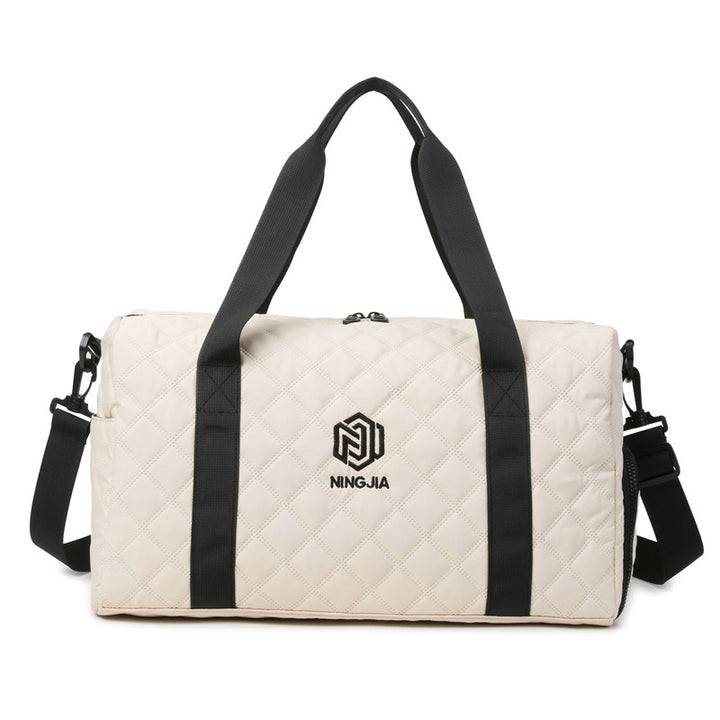 Stylische gesteppt Sport-Duffel-Tasche