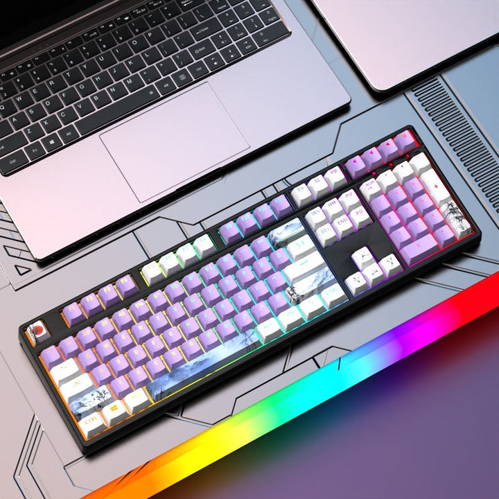 Custom Gaming-Tastatur mit RGB-Hintergrundbeleuchtung Karnz
