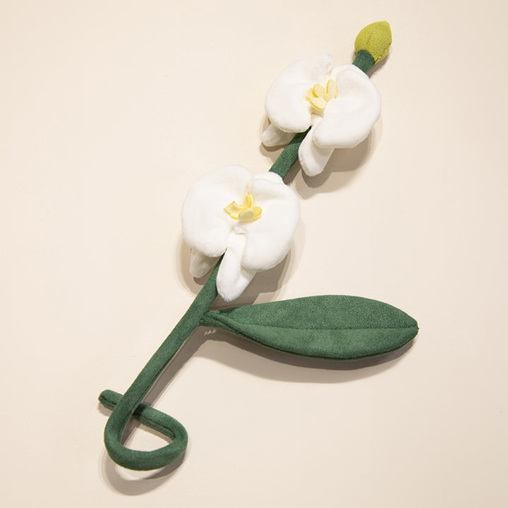 Plüsch Cordhosen Tulpe Katzenspielzeug mit flauschigem Pom-Bud & flexiblem Stiel Karnz