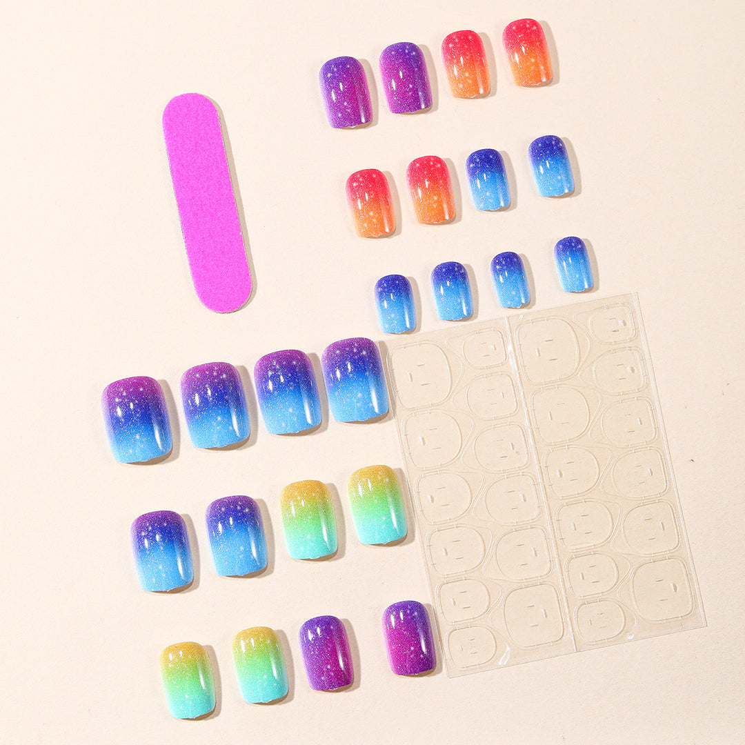 Gradient Glitter Nagelkunstset Karnz