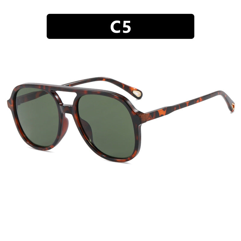 Damen geometrische Sonnenbrille mit luxuriösem Rahmen Karnz