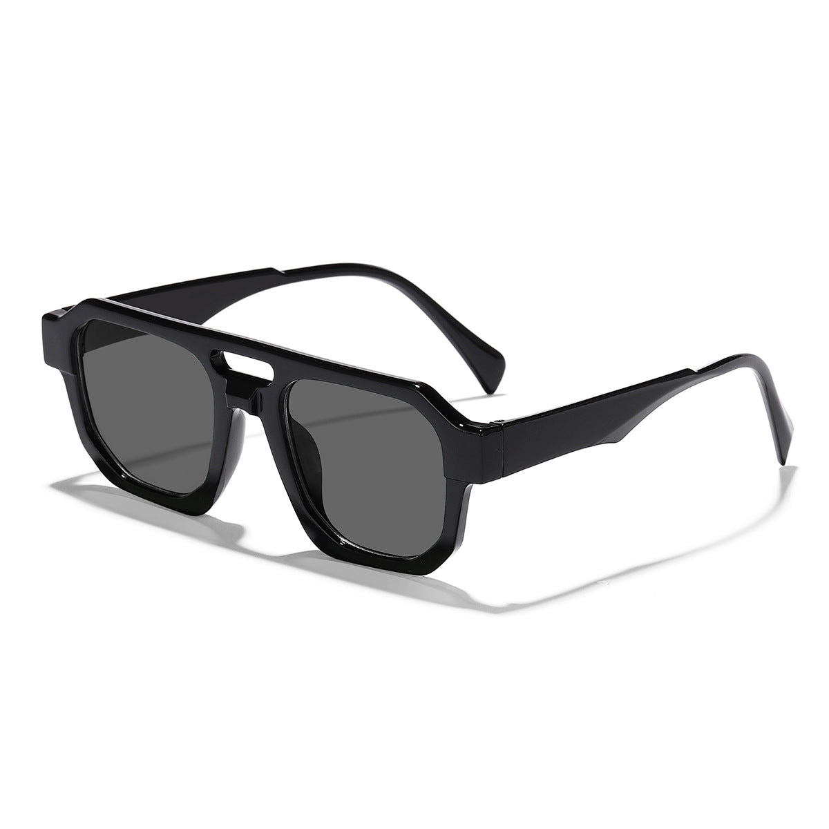 Damen moderne Sonnenbrille mit quadratischem Rahmen und UV-Schutz Karnz