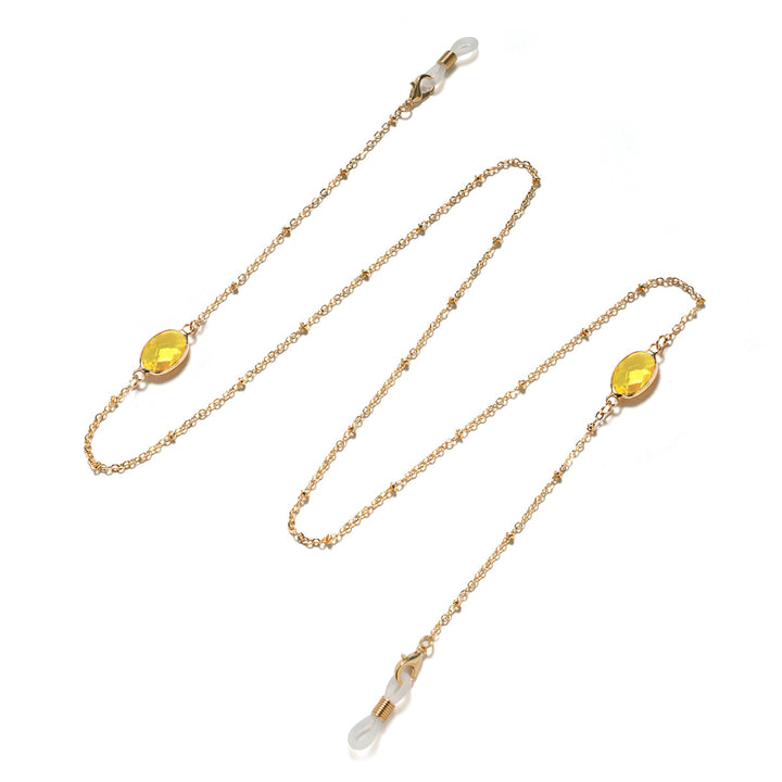 Eleganter mit Edelsteinen verzierter Brillenhalter Karnz