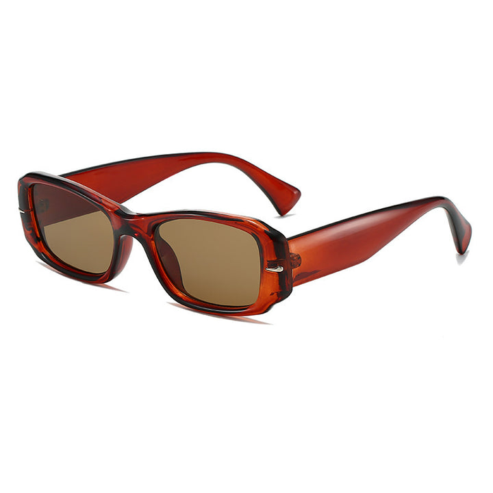 Retro-inspirierte dicke Rahmen-Sonnenbrille Karnz