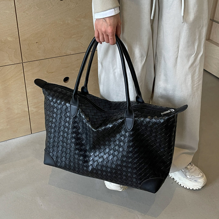 Luxuriöse ven Leder Reise-Duffel Tasche Karnz