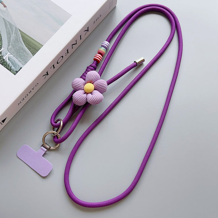Dekorativer Blumenanhänger Handy-Lanyard Karnz