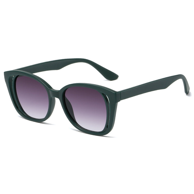Damen stilvolle Cat-Eye Sonnenbrille mit robustem Rahmen Karnz