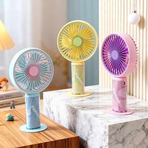 Damen Tragbarer Tischventilator mit USB-Ladefunktion und vielseitigen Geschwindigkeitsstufen Karnz