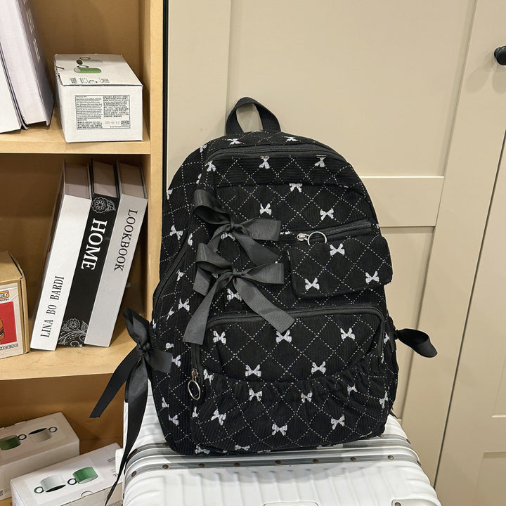 Cordura Rucksack mit Schleifenakzenten