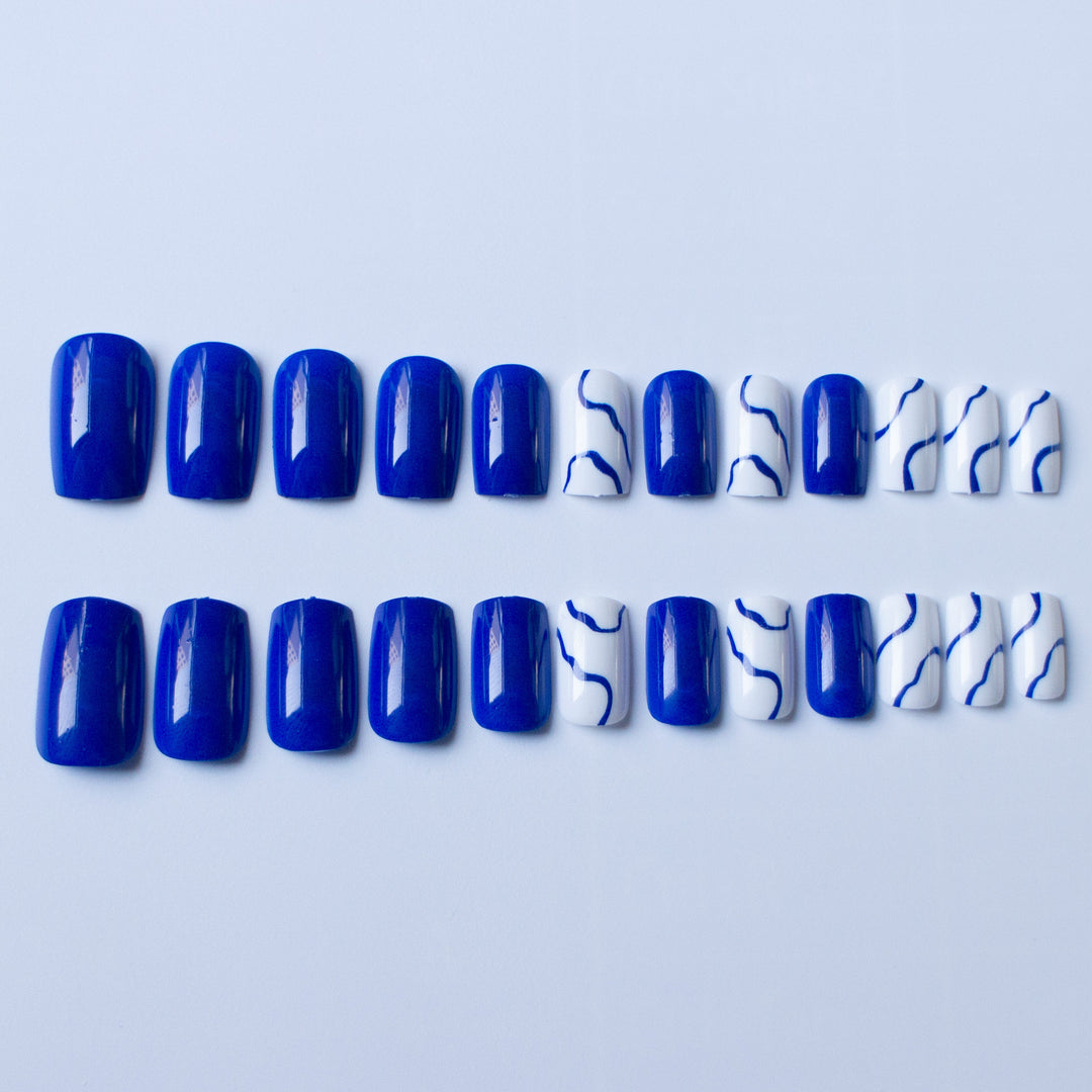 Kreatives Marmor Nagel Kunst Set