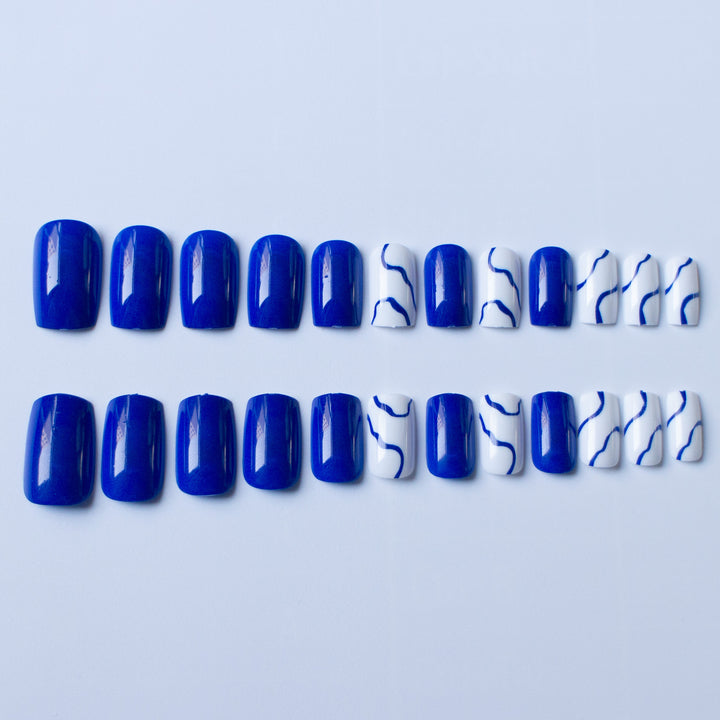 Kreatives Marmor Nagel Kunst Set