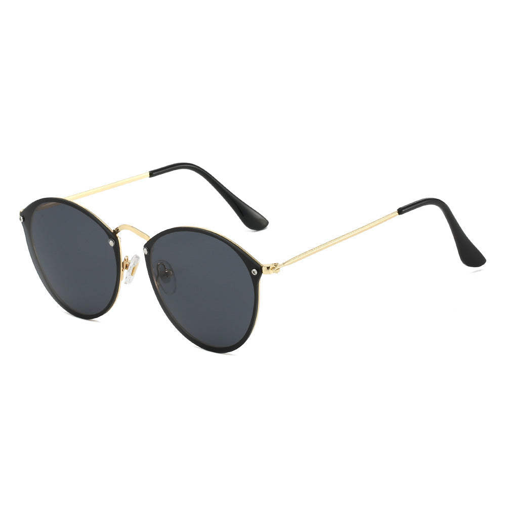 Trendige Runde Sonnenbrille Im Eleganten Design Karnz