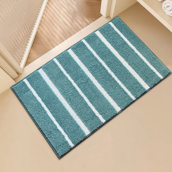 Plüsch Tufted Wal-Motiv Rutschfeste, saugfähige Badmatte