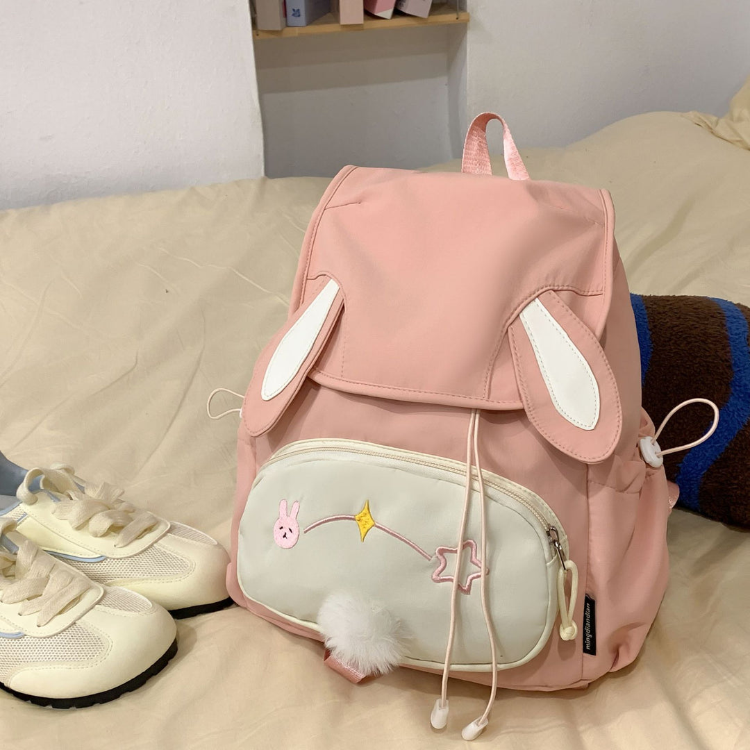 Süßer Hasenohren-Rucksack