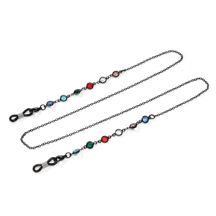 Künstlerische mit Kristallen verbesserte Brillen Kette Karnz