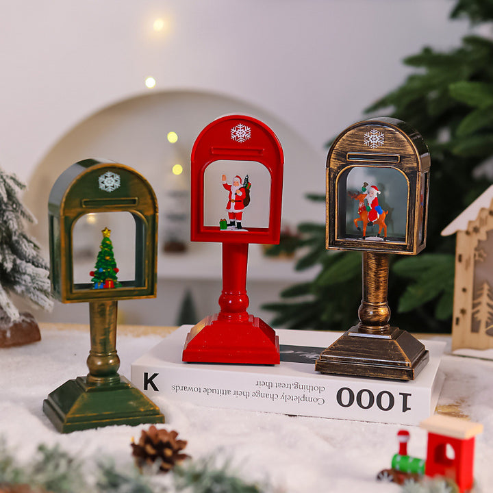 Nostalgische Weihnachtsbriefkasten Dekoration Karnz