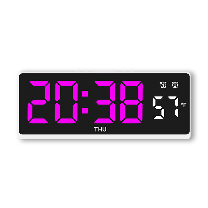 Digitaler Wecker mit Großem Led-Display und Wetteranzeige Karnz