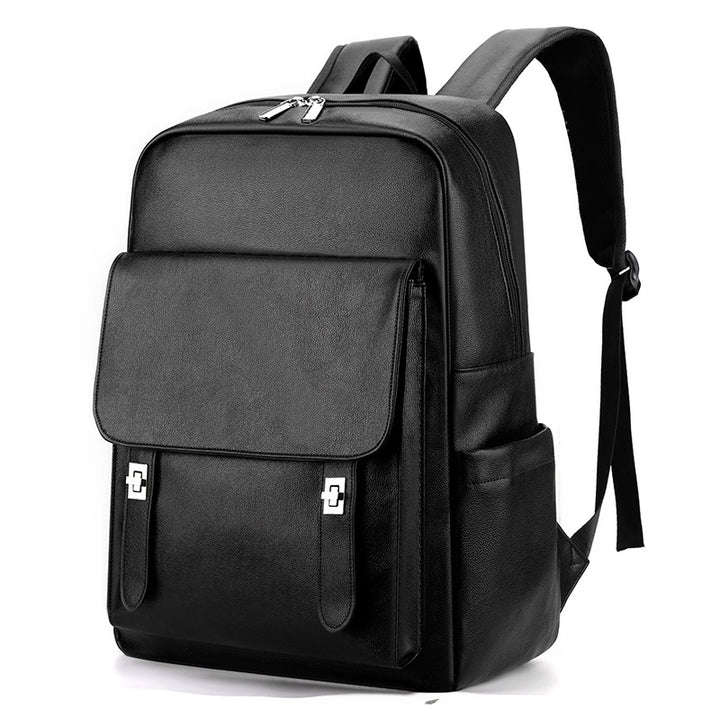 Eleganter Leder Laptop-Rucksack Karnz