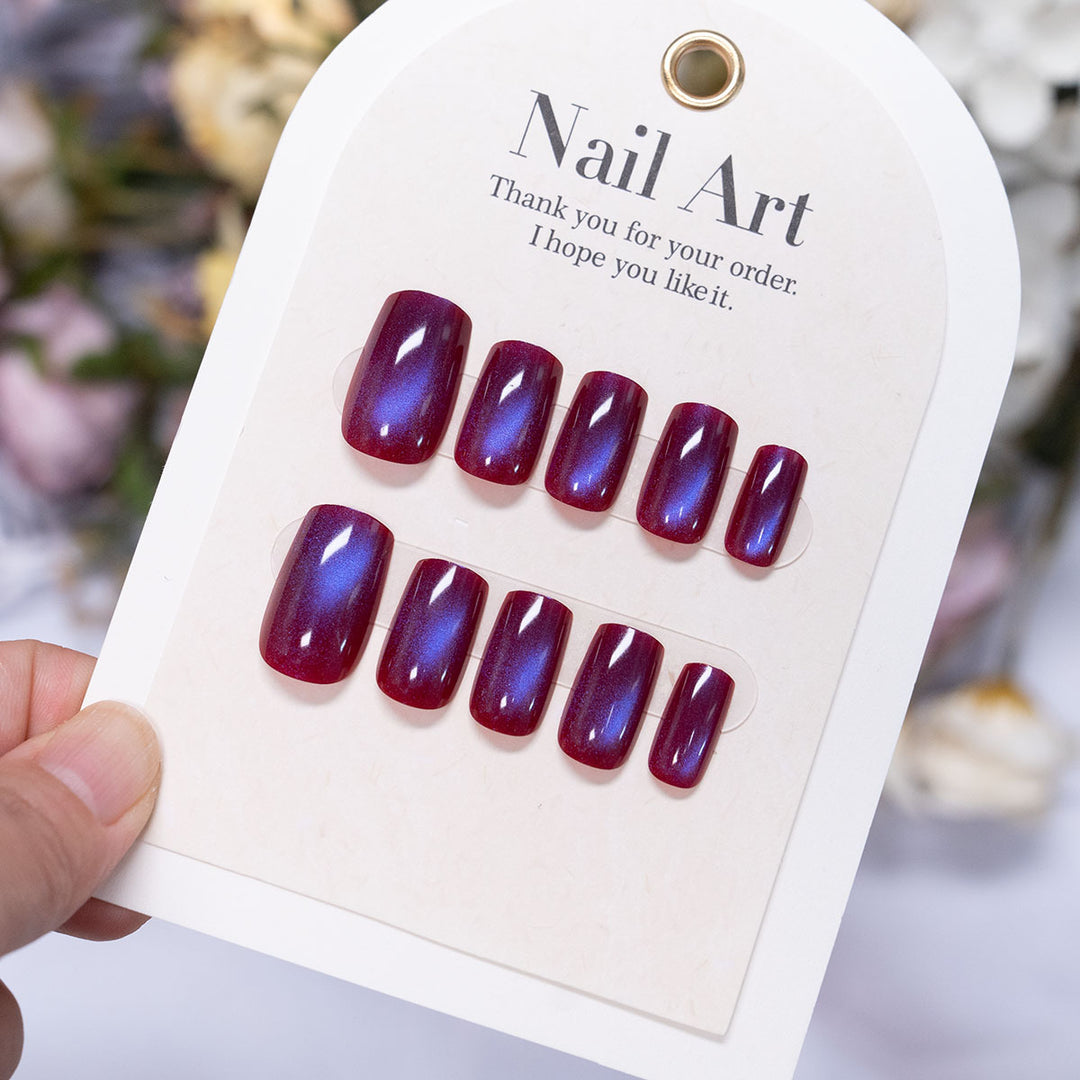 Ombre Glänzende Nagelkunst