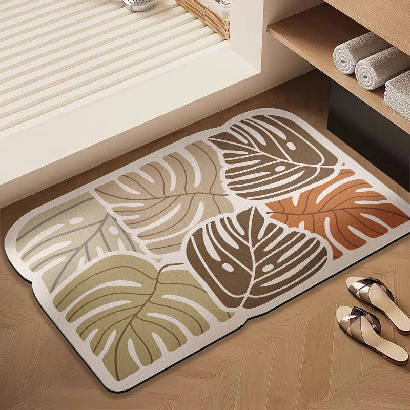 Moderne geometrische Badezimmermatte