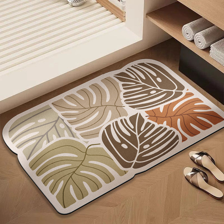 Moderne geometrische Badezimmermatte