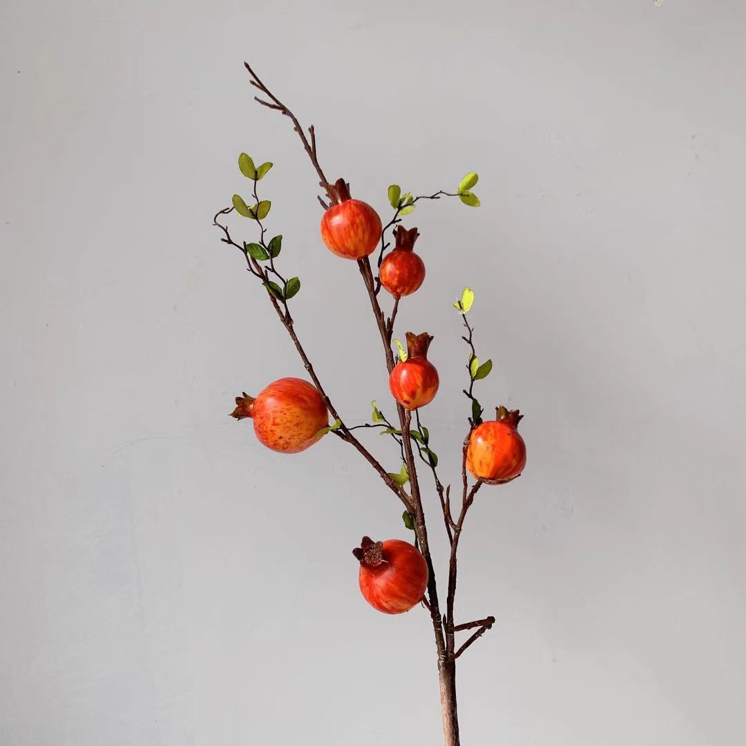 Dekorative Granatapfelzweig
