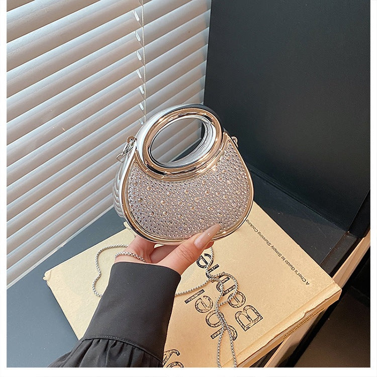 Glamouröse Strass Abendtasche