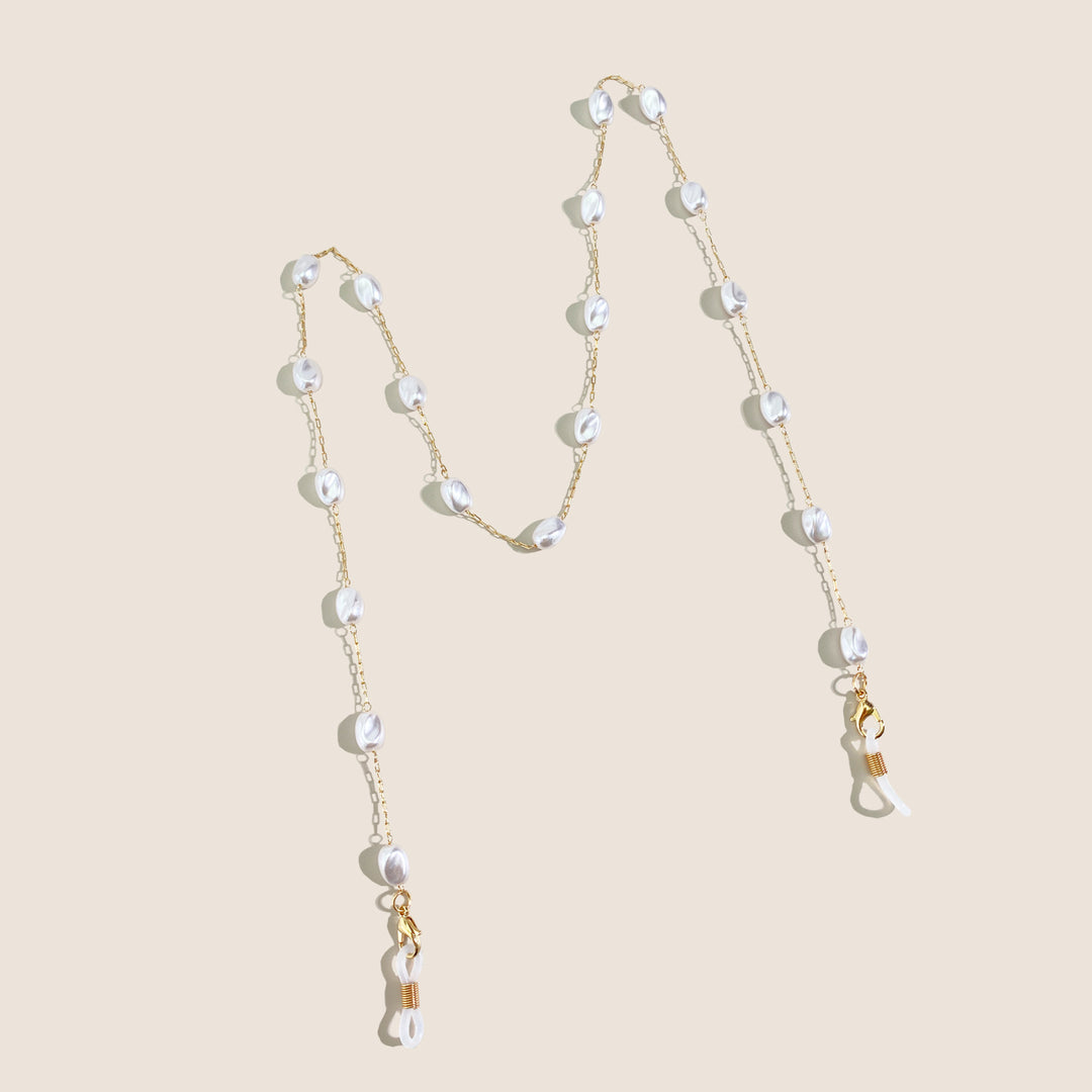 Elegante mit Perlen akzentuierte Brillenketten Karnz