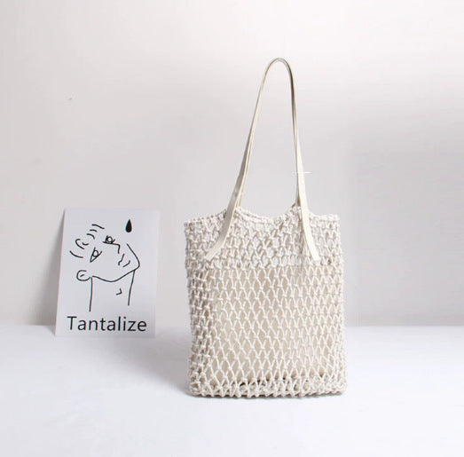 Damen Handgearbeitete Netztragetasche Karnz