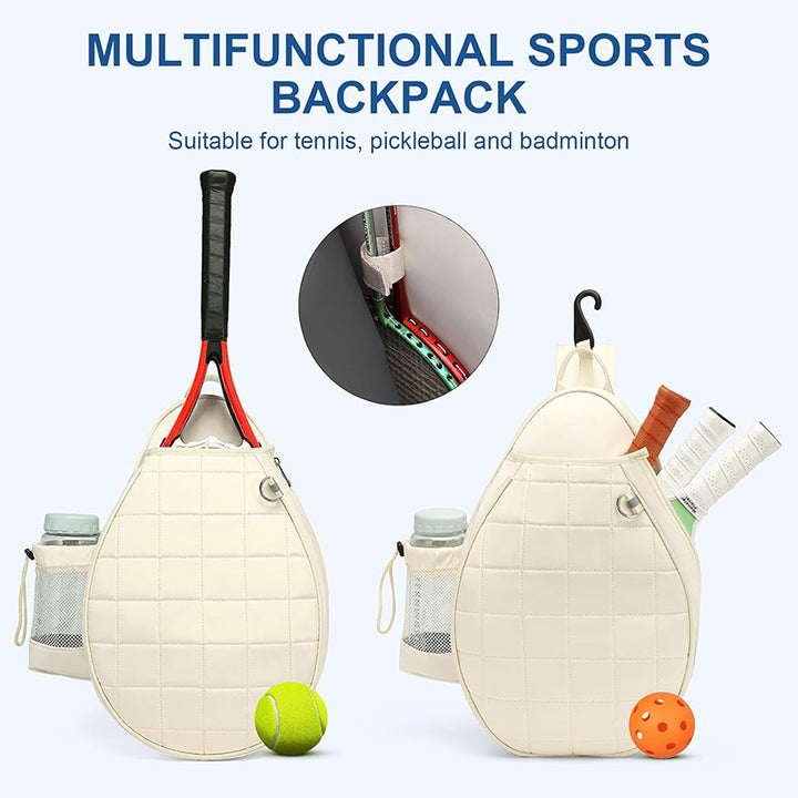 Sportliche Racket-Tasche mit Integrierter Flasche und Fächern Karnz